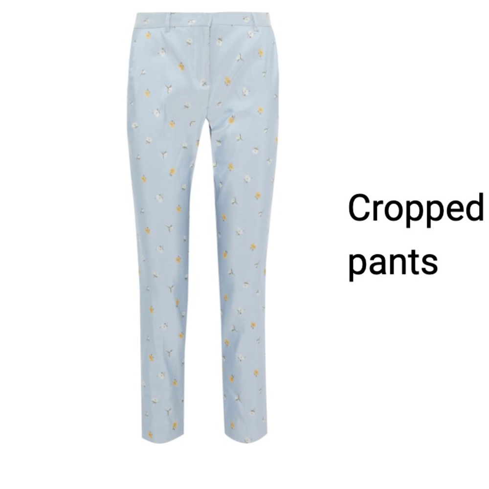 philosophy di lorenzo serafini cropped jacquard slim-leg pants